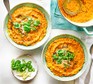 One-pan coconut dhal in two bowls