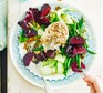 Roasted beetroot & goat's cheese salad
