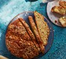 Cheese, oat & spring onion soda bread cut into slices